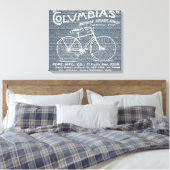Antique Old modited Bicycle Jeans Leinwand (Insitu (Schlafzimmer))