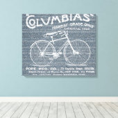 Antique Old modited Bicycle Jeans Leinwand (Insitu (Holzboden))