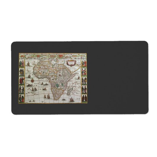 Antique Old World Map of Africa by Blaeu, c.1635 (Vorne)