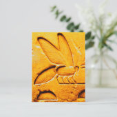 ANTIQUE ORANGE YELLOW EGYPTIAN HONEY BIE BEEKEEPER POSTKARTE (Stehend Vorderseite)