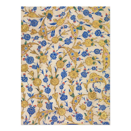 Antique Oriental Sultan Design Poster (Vorderseite)