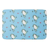 Antique Origin Story Grumpy Frog Japanischer Toad Badematte (Vorderseite)