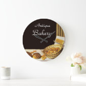 ANTIQUE OVEN BAKER, BAKERIE BREAD SHOP GROßE WANDUHR (Zuhause)