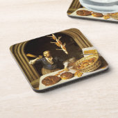 ANTIQUE OVEN BAKER, BAKERY BREAD SHOP GETRÄNKEUNTERSETZER (Linke Seite)