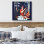 ANTIQUE OVEN BAKER, BAKERY BREAD SHOP LEINWANDDRUCK (Insitu (Schlafzimmer))