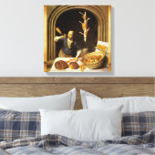 ANTIQUE OVEN BAKER, BAKERY BREAD SHOP LEINWANDDRUCK (Insitu (Schlafzimmer))