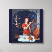 ANTIQUE OVEN BAKER, BAKERY BREAD SHOP LEINWANDDRUCK (Vorderseite)