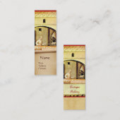 ANTIQUE OVEN BAKER, BAKERY BREAD SHOP MINI VISITENKARTE (Vorne/Hinten)