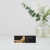 ANTIQUE OVEN BAKER, BAKERY BREAD SHOP MINI VISITENKARTE (Stehend Vorderseite)