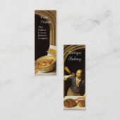 ANTIQUE OVEN BAKER, BAKERY BREAD SHOP MINI VISITENKARTE (Vorne/Hinten)