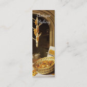 ANTIQUE OVEN BAKER, BAKERY BREAD SHOP MINI VISITENKARTE (Rückseite)