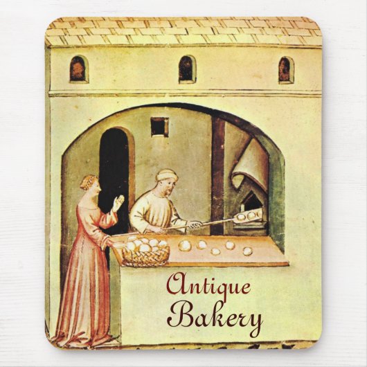 ANTIQUE OVEN BAKER, BAKERY BREAD SHOP MOUSEPAD (Vorne)