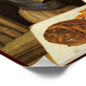 ANTIQUE OVEN BAKER, BAKERY BREAD SHOP POSTER (Ecke)