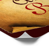 ANTIQUE OVEN BAKER, BAKERY BREAD SHOP POSTER (Ecke)