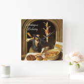 ANTIQUE OVEN BAKER, BAKERY BREAD SHOP QUADRATISCHE WANDUHR (Zuhause)