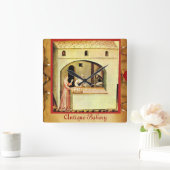 ANTIQUE OVEN BAKER, BAKERY BREAD SHOP QUADRATISCHE WANDUHR (Zuhause)