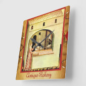 ANTIQUE OVEN BAKER, BAKERY BREAD SHOP QUADRATISCHE WANDUHR (Winkel)