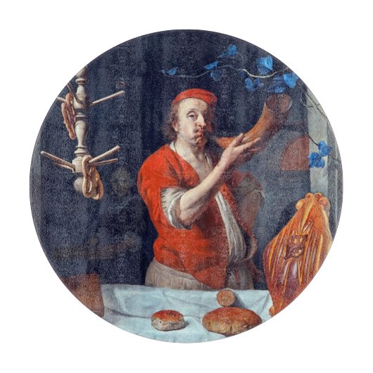 ANTIQUE OVEN BAKER, BAKERY BREAD SHOP SCHNEIDEBRETT (Vorderseite)