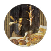 ANTIQUE OVEN BAKER, BAKERY BREAD SHOP SCHNEIDEBRETT (Vorderseite)