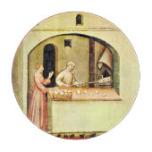 ANTIQUE OVEN BAKER, BAKERY BREAD SHOP SCHNEIDEBRETT (Vorderseite)