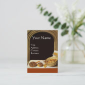 ANTIQUE OVEN BAKER, BAKERY BREAD SHOP VISITENKARTE (Stehend Vorderseite)