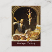 ANTIQUE OVEN BAKER, BAKERY BREAD SHOP VISITENKARTE (Rückseite)