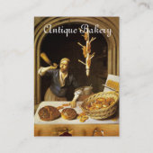 ANTIQUE OVEN BAKER, BAKERY BREAD SHOP VISITENKARTE (Rückseite)