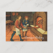 ANTIQUE OVEN BAKER, BAKERY BREAD SHOP VISITENKARTE (Rückseite)