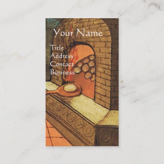 ANTIQUE OVEN BAKER, BAKERY BREAD SHOP VISITENKARTE (Vorderseite)