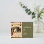 ANTIQUE OVEN BAKER, BAKERY BREAD SHOP VISITENKARTE (Stehend Vorderseite)