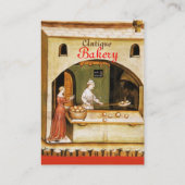 ANTIQUE OVEN BAKER, BAKERY BREAD SHOP VISITENKARTE (Rückseite)