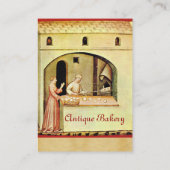 ANTIQUE OVEN BAKER, BAKERY BREAD SHOP VISITENKARTE (Rückseite)