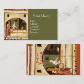 ANTIQUE OVEN BAKER, BAKERY BREAD SHOP VISITENKARTE (Vorne/Hinten)