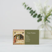 ANTIQUE OVEN BAKER, BAKERY BREAD SHOP VISITENKARTE (Stehend Vorderseite)