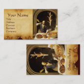 ANTIQUE OVEN BAKER, BAKERY BREAD SHOP VISITENKARTE (Vorne/Hinten)