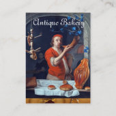 ANTIQUE OVEN BAKER, BAKERY BREAD SHOP VISITENKARTE (Rückseite)