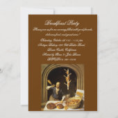 ANTIQUE OVEN BAKERY FRÜHSTÜCK PARTY EINLADUNG (Rückseite)