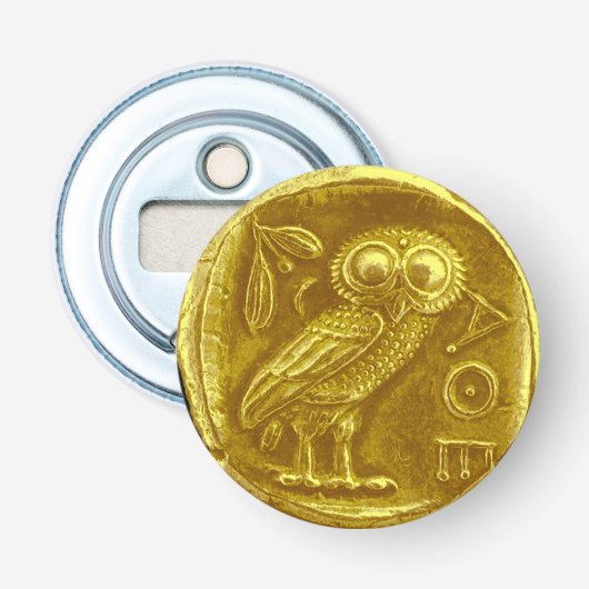 ANTIQUE OWL GOLD COIN FLASCHENÖFFNER (Vorderseite)