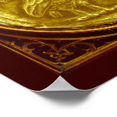 ANTIQUE OWL GOLD COIN POSTER (Ecke)