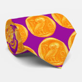 ANTIQUE OWL KRAWATTE (Gerollt)