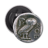 ANTIQUE OWL SILBERMÜNZEN FLASCHENÖFFNER (Vorderseite)