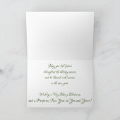 “Antique Oxford Mill Trucks" Christmas Card Karte (Innenseite)