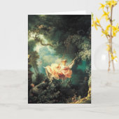 Antique painting Greeting Cards 46 Karte (Gelbe Blume)