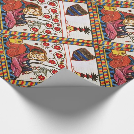 ANTIQUE-PARKPLATZ DER ETERNAL-LIEBE GESCHENKPAPIER (Ecke)