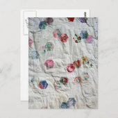 "Antique" Pastellbabyquette Postkarte (Vorne/Hinten)