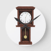 Antique Pendulum Clock Runde Wanduhr (Vorderseite)