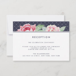 Antique Peony Wedding Card Einladung