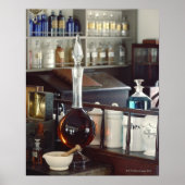 Antique pharmacy bottles poster (Vorne)