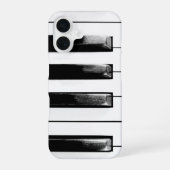 Antique Piano Keys iPhone 16 Hülle (Rückseite)