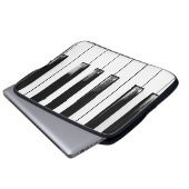 Antique Piano Keys Laptopschutzhülle (Vorne Knopf)